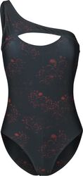 Asymmetric Swimsuit, Black Premium by EMP, Maillot de bain