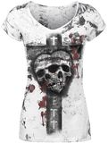 Skull Heart Spike, Alchemy England, T-Shirt Manches courtes