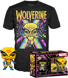 Black Light - Wolverine POP! & Tee, Wolverine, Funko Pop!