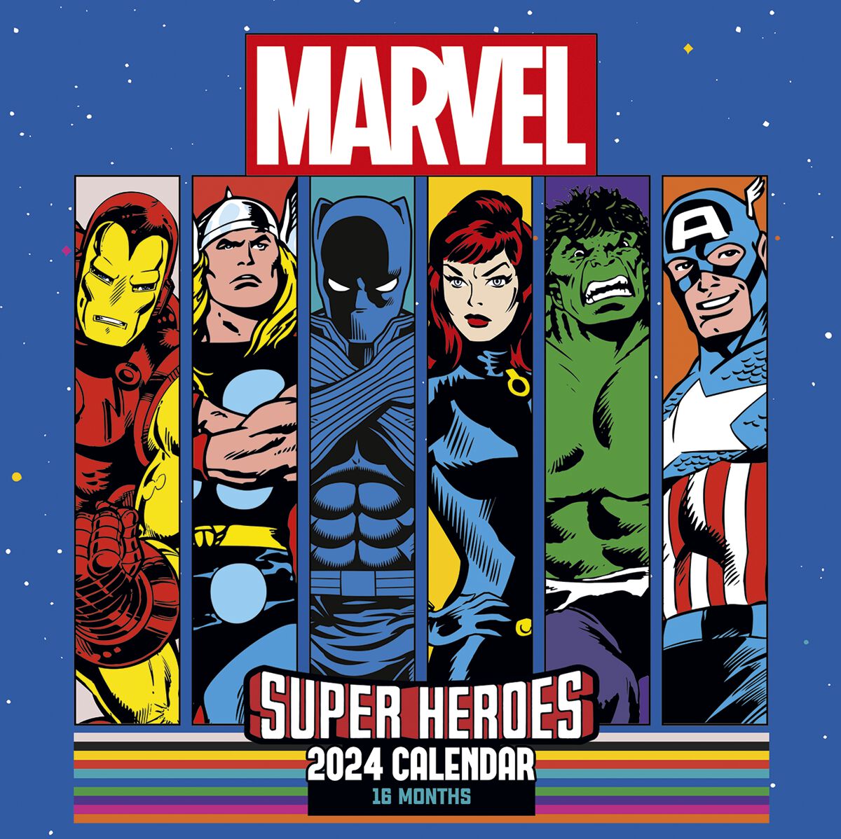 2024 wall calendar, Marvel Calendrier mural