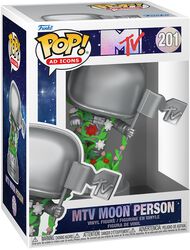 MTV Moon Person (Pop! AD Icons) Vinyl Figur 201, MTV, Funko Pop!