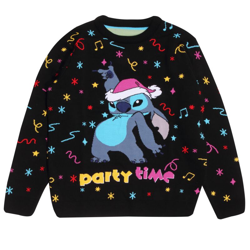 Party Time Lilo Stitch Pull de Noël Large