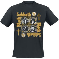 Faces, Black Sabbath, T-Shirt Manches courtes