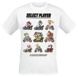 Kart - Choose Your Driver, Super Mario, T-Shirt Manches courtes