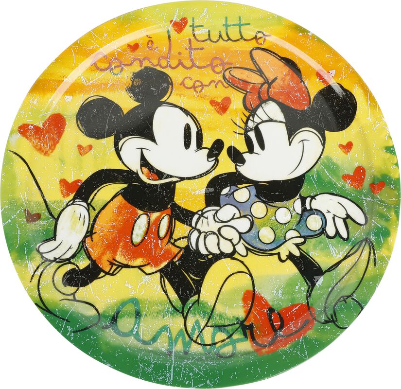 Mickey & Minnie - Plat à Pizza