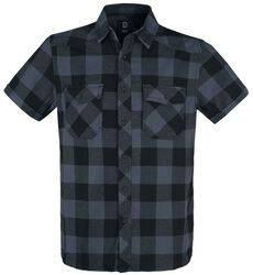 Half-Sleeve Checked Shirt, Brandit, Shirt met korte mouwen