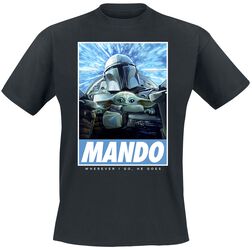 The Mandalorian - Saison 3 - Wherever I go, Star Wars, T-Shirt Manches courtes