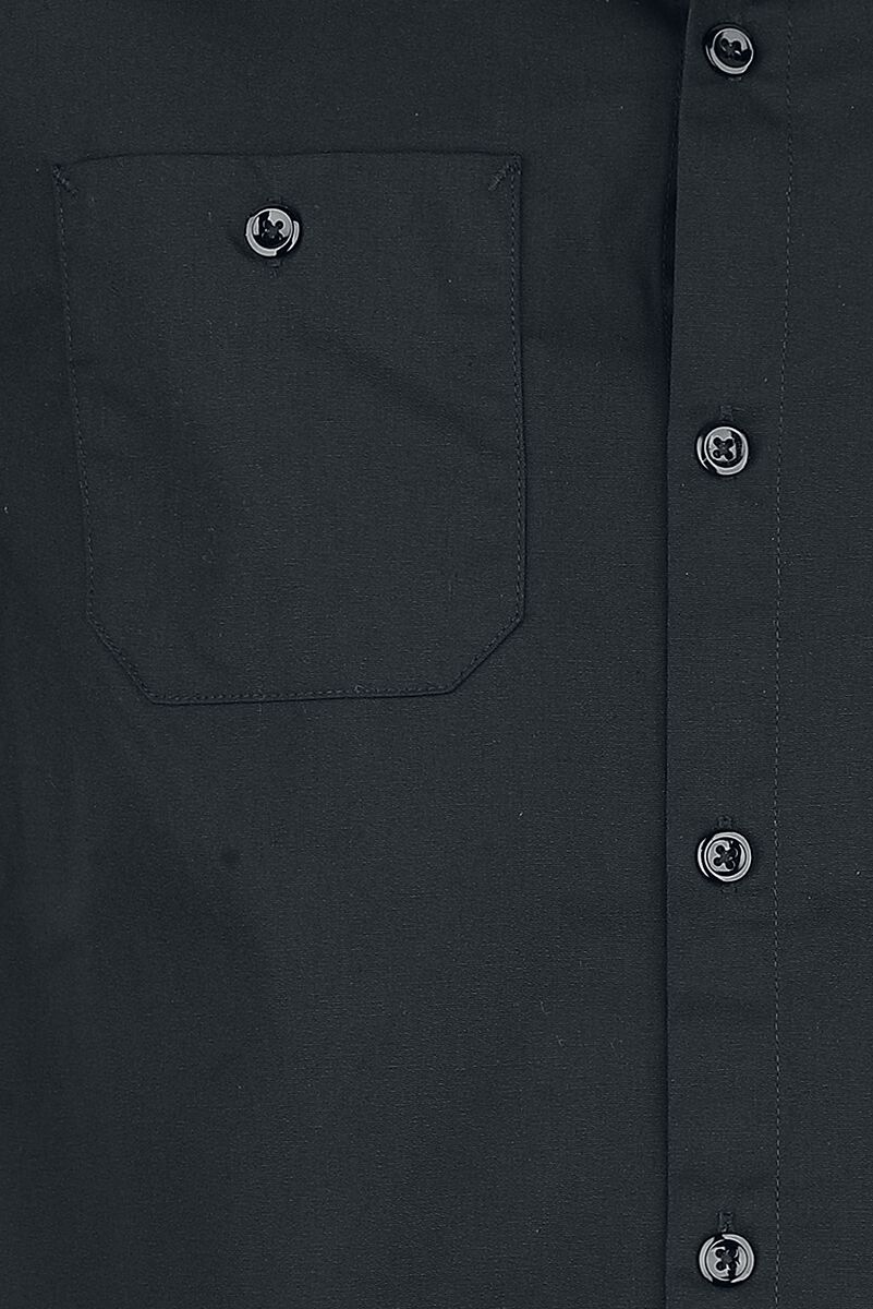 Brandit Chemise à manches courtes Security US Homme Tactique Police Noir