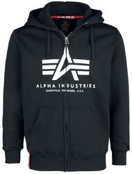 Basic Zip Hoody, Alpha Industries, Vest met capuchon