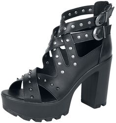 High Heels with Straps and Studs