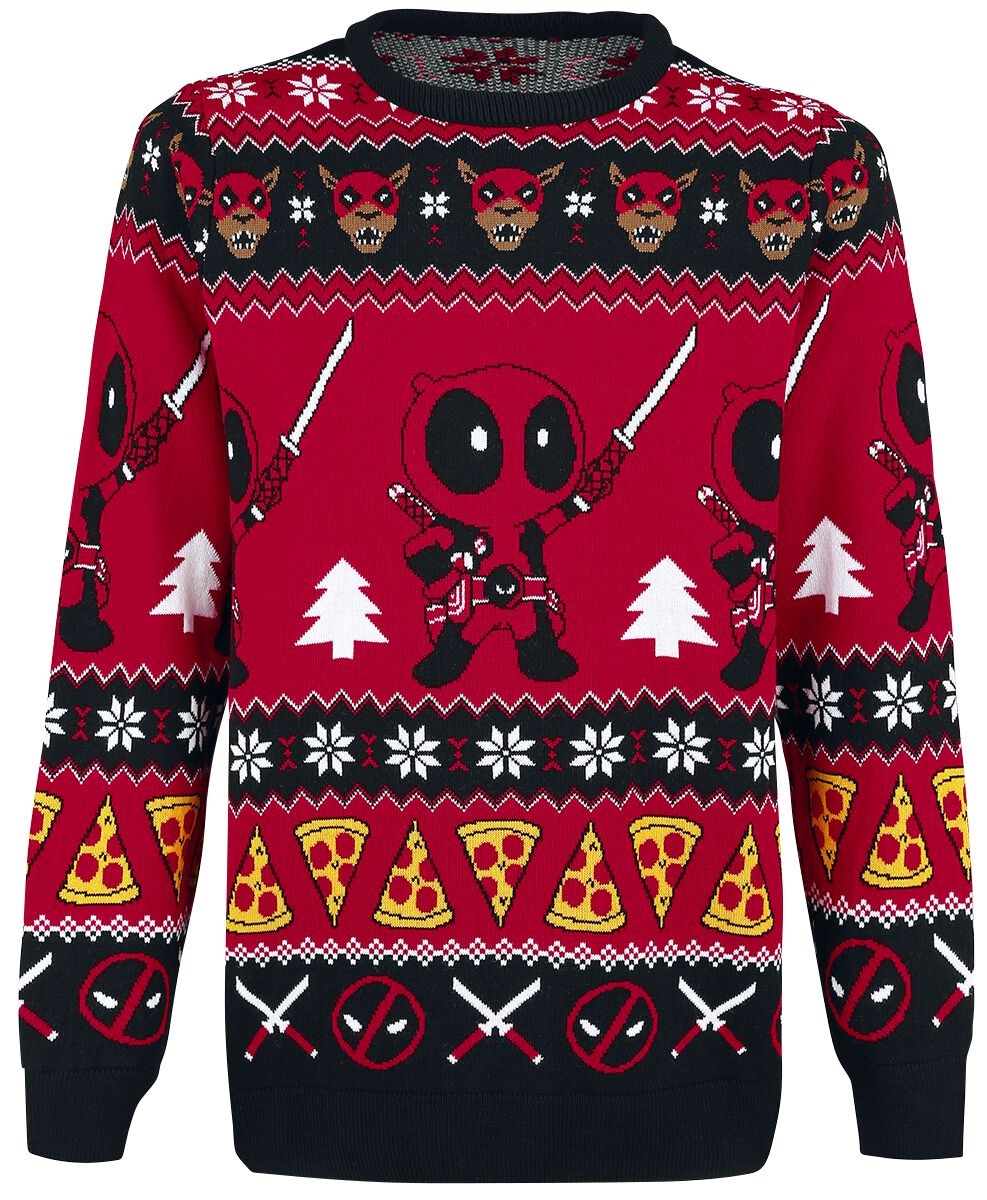 Wish You A Deadpool Christmas Deadpool Pull de Noël Large