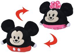 Mickey & Minnie - Omkeerbare knuffel, Mickey Mouse, Pluchen figuur