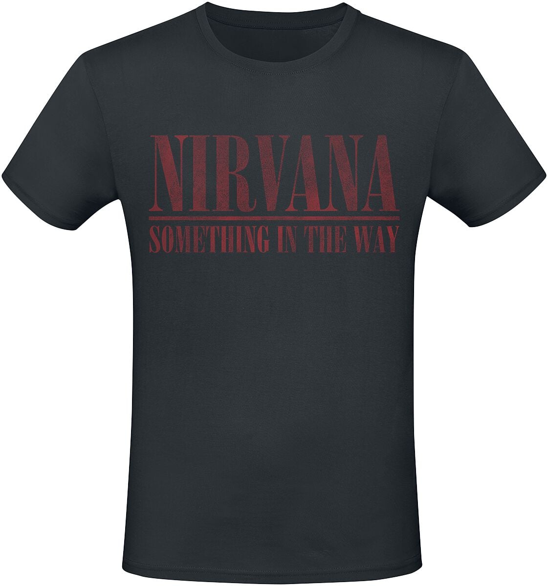 T-shirt Garçon Nirvana Smiley - Noir, 100% Coton, Logo Délavé - Tailles 5-6 Ans à 14-15 Ans