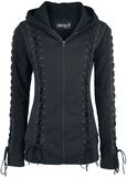 Lace Hood, Gothicana by EMP, Sweat-shirt zippé à capuche