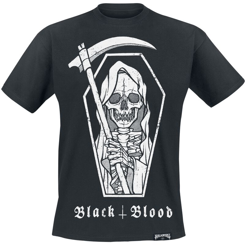 T-shirt met Grim Reaper opdruk