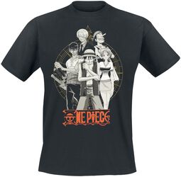 One Piece - Groupe, One Piece, T-Shirt Manches courtes