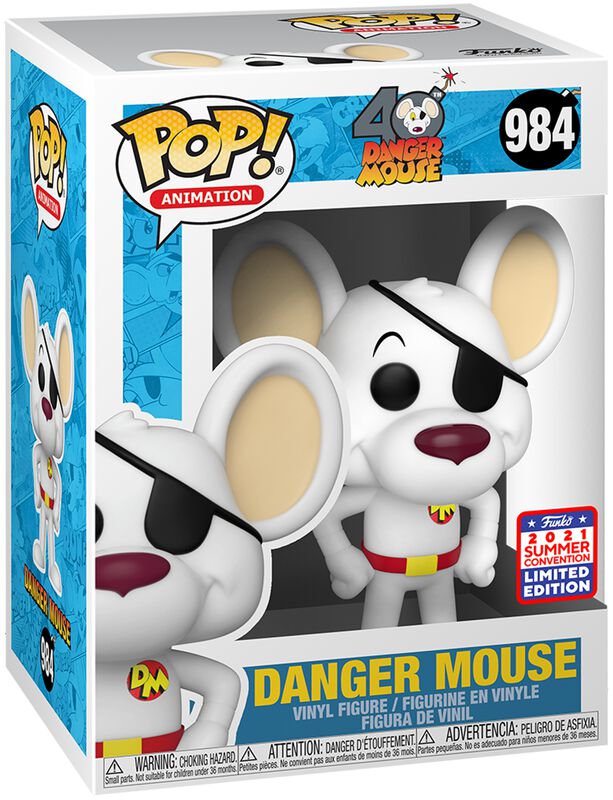 SDCC 2021 - Danger Mouse (Funko Shop Europe) Vinylfiguur 984
