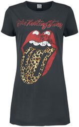 Amplified Collection - Leopard Tongue, The Rolling Stones, Korte jurk