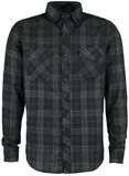 Basic Checkshirt, Black Premium by EMP, Chemise manches longues