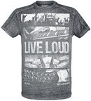 Live Loud Burnout, R.E.D. by EMP, T-shirt