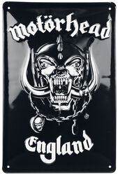 England, Motörhead, Plaatmetalen borden