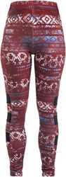 Leggings imprimé Aztèque, RED by EMP, Legging