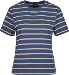 Ladies Striped Boxy Tee, Urban Classics, T-shirt