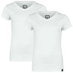 Double Pack T-Shirts, RED by EMP, T-Shirt Manches courtes