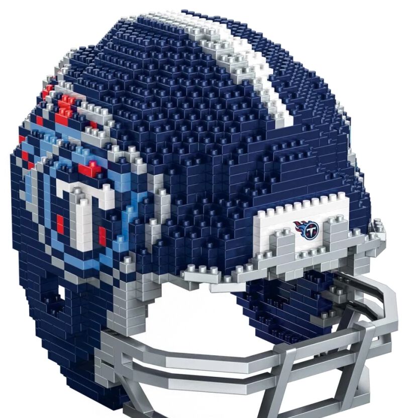 daarna Losjes Tactiel gevoel Tennessee Titans - 3D BRXLZ - Replica helm | NFL Speelgoed | Large