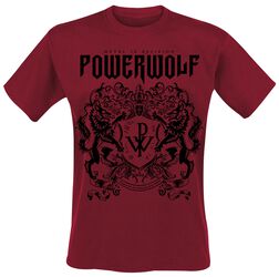 Logo (red), Powerwolf, T-Shirt Manches courtes