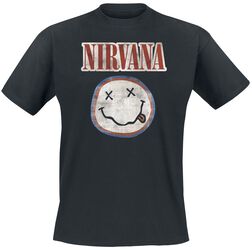 Distressed Logo, Nirvana, T-Shirt Manches courtes