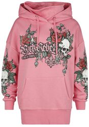 Hoodie with prints and rhinestones, Rock Rebel by EMP, Sweat-shirt à capuche