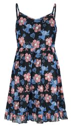 Red And Blue Floral, Lilo & Stitch, Robe courte