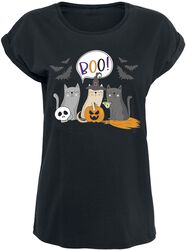 Halloween Cats - Boo!, Slogans, T-shirt