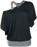 Bat Double Layer, Black Premium by EMP, T-Shirt Manches courtes