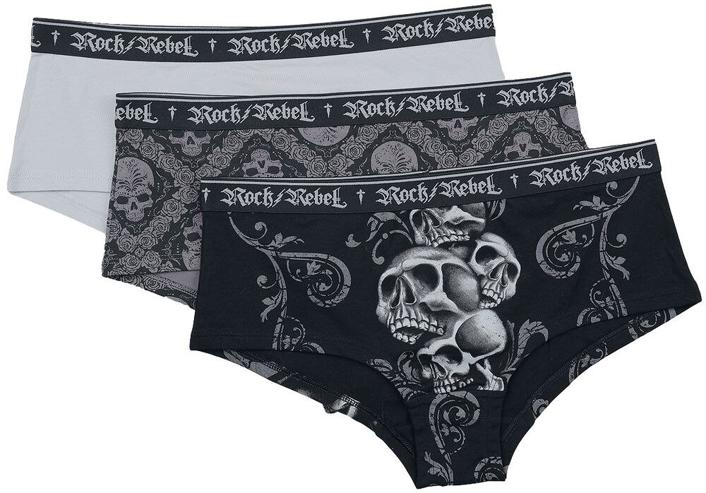 Panty Set with Skulls