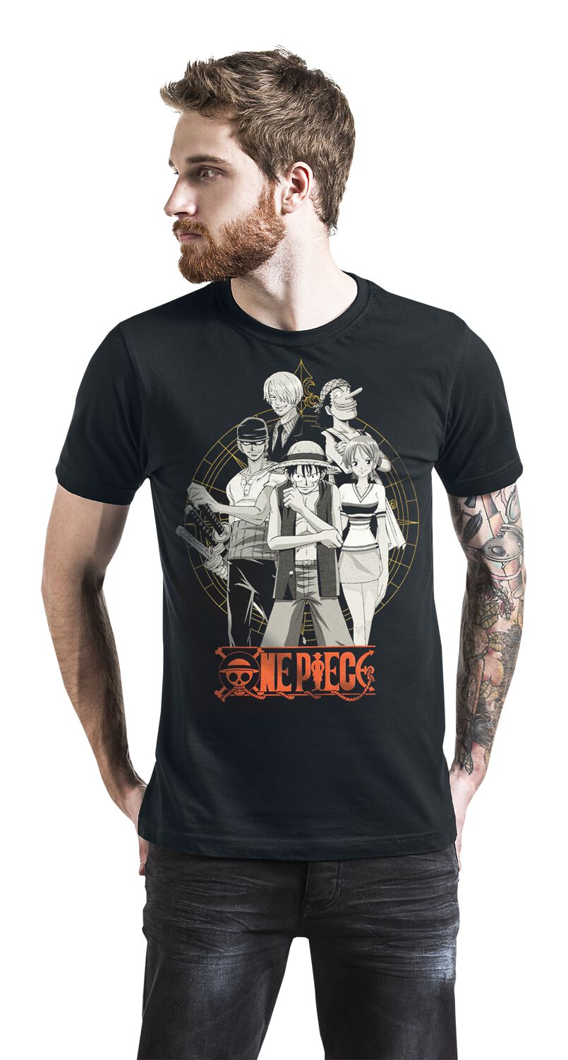 T Shirt One piece Logo Chapeau de Paille - La Boutique N°1 en France