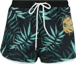 Swim Shorts With Palm Trees, RED by EMP, Bikini Slip