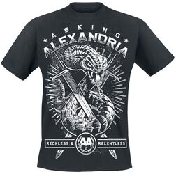 Snake, Asking Alexandria, T-shirt