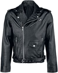Leather Jacket, Classic Style, Lederen jas