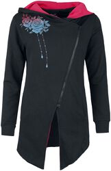 Sweats à capuche avec fermeture Éclair asymétrique, Full Volume by EMP, Sweat-shirt zippé à capuche
