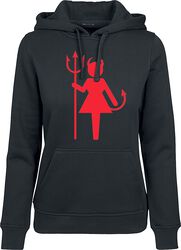 Female devil, Slogans, Sweat-shirt à capuche