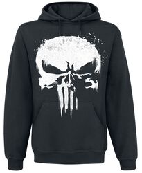 Sprayed Skull Logo, The Punisher, Trui met capuchon