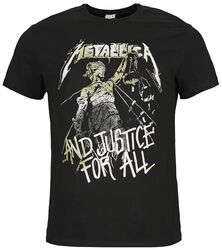 Amplified Collection - And Justice For All, Metallica, T-Shirt Manches courtes