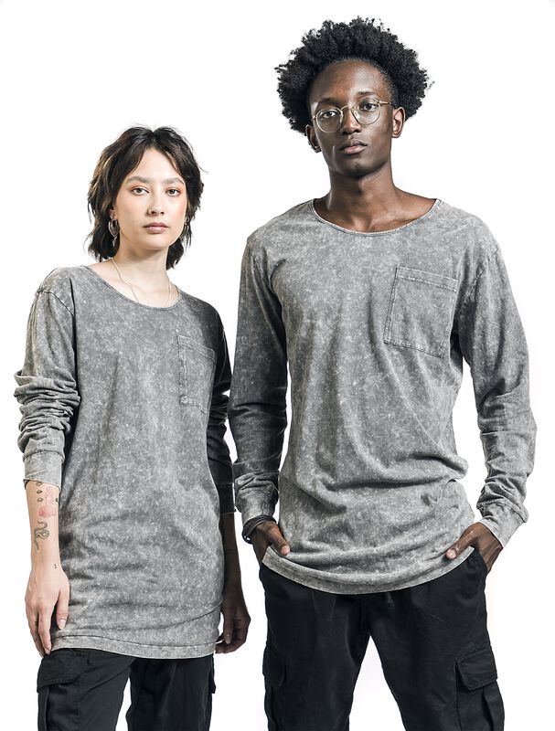 EMP Special Collection X Urban Classics unisex washed longsleeve