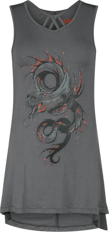 Mullet Shirt with Dragon Print