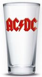 AC/DC Logo, AC/DC, Bierglas