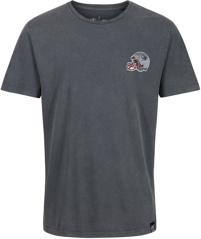 NFL Patriots - T-Shirt Noir Délavé