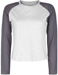 Longsleeve shirt met raglanmouwen, Full Volume by EMP, Shirt met lange mouwen