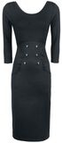 Rockabilly Dress, Black Premium by EMP, Medium-lengte jurk